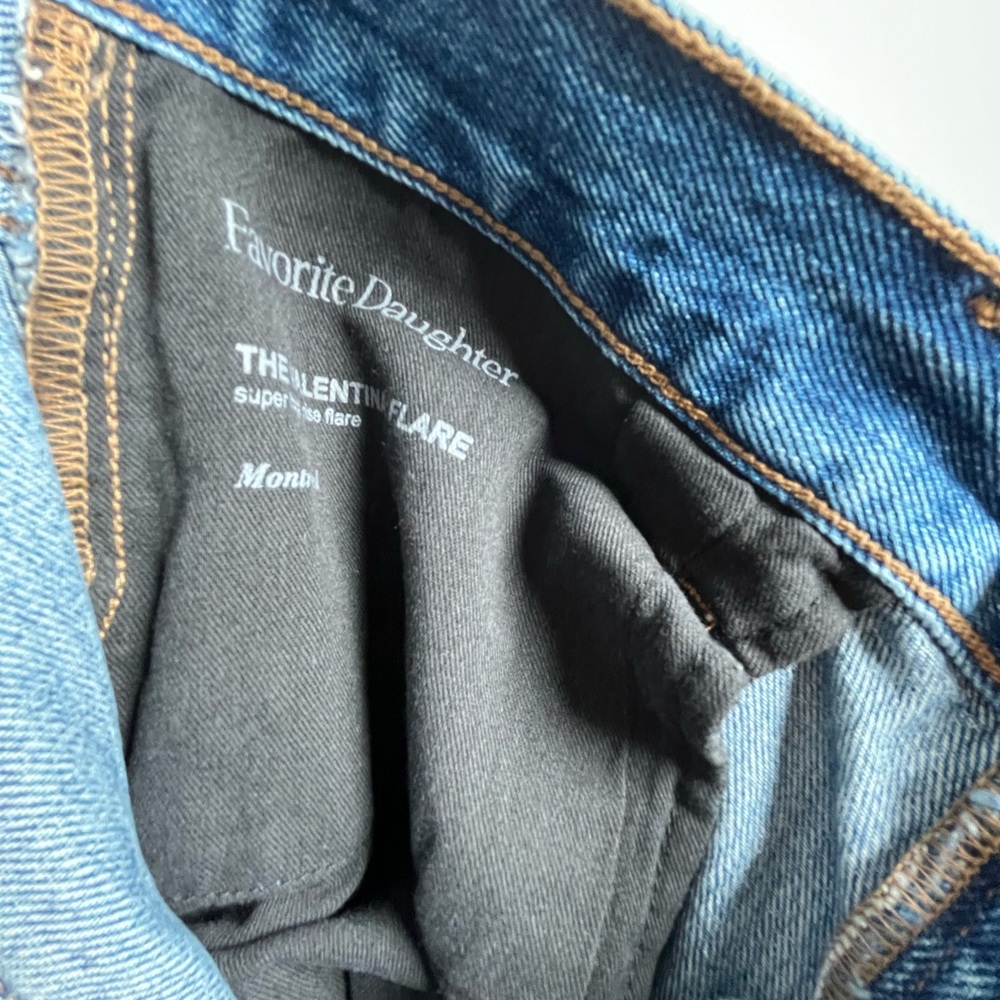 Favorite NWT Daughter The Jordie Super High Rise Wide Leg Jean in Madrid Size 33 - Picture 10 of 15